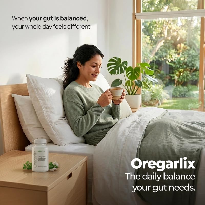 Paleolife - Oregarlix - Premium Gut Health Supplement. Microbial Balance with Premium Prebiotics - Help Keep Good Bacteria Healthy & Growing - 100% Natural (1-Pack)