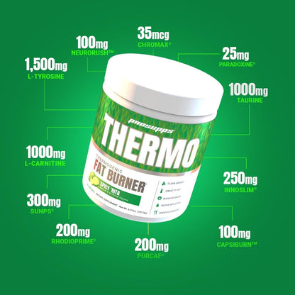 ProSupps L-Carnitine 3000 Stimulant Free Liquid Shots (31 Servings, Dragon Fruit) and Thermo Fat Burning Thermogenic Powder (25 Servings, Spicy 'Rita) Bundle