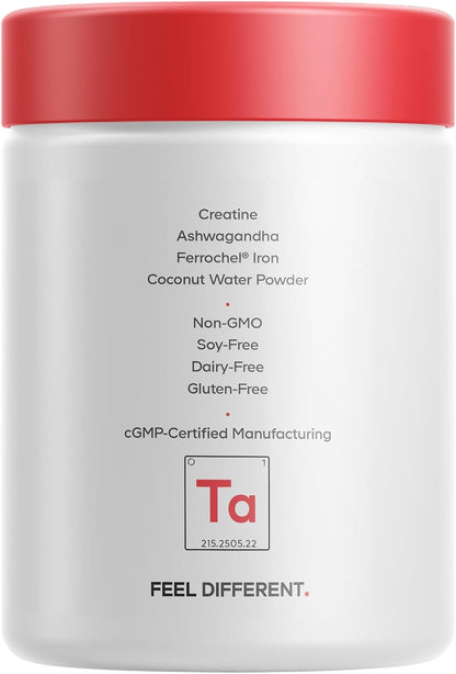 Codeage Teen Athlete Multivitamin+ Sports Supplement - Creatine, Methylated B Vitamins, Taurine, UC-II Collagen, Ferrochel Iron, Ashwagandha, Magnesium, Electrolytes - Non-GMO - 60 Capsules