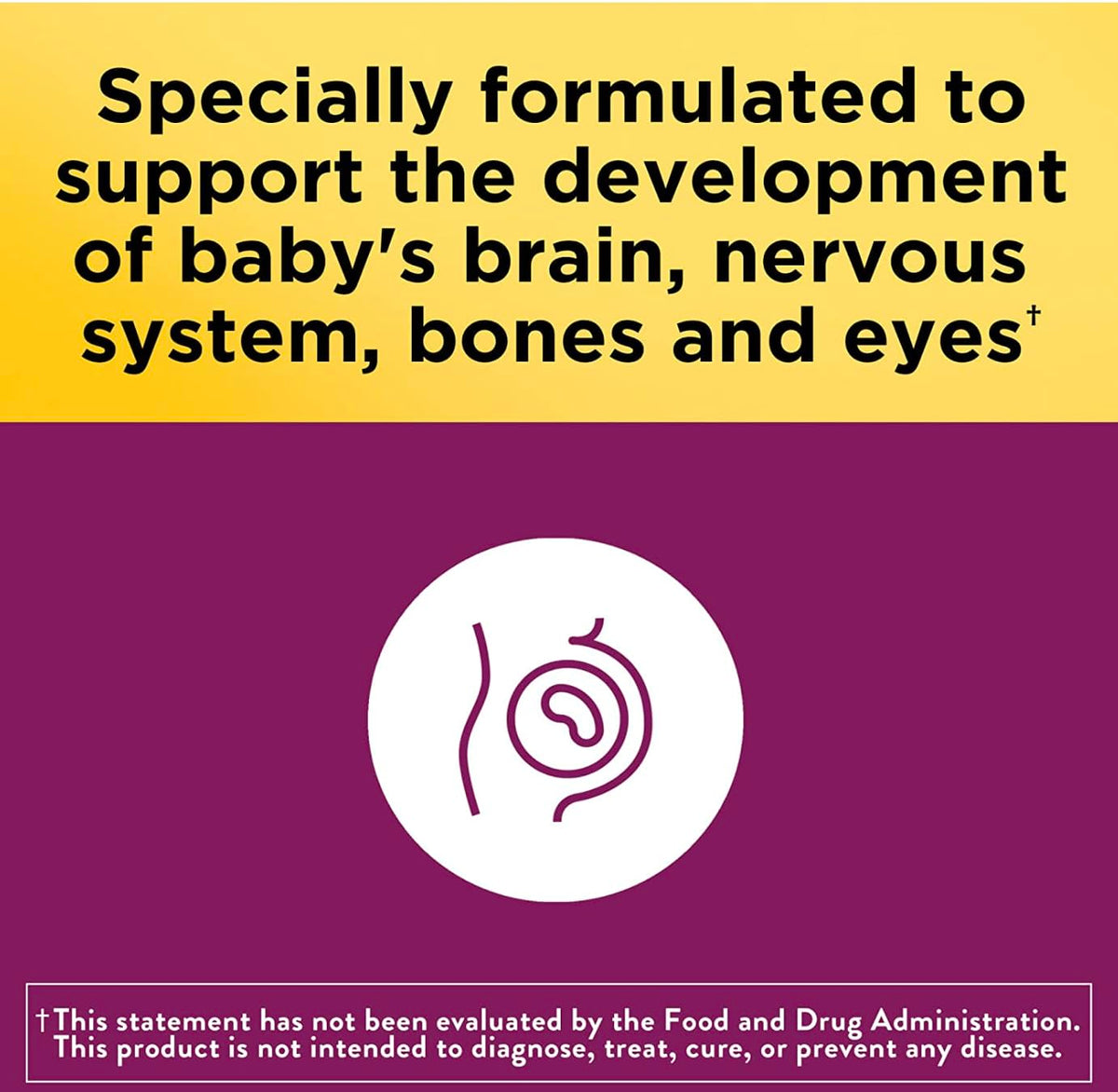 Nature Made Prenatal with Folic Acid + DHA, Prenatal Vitamin and Mineral Supplement