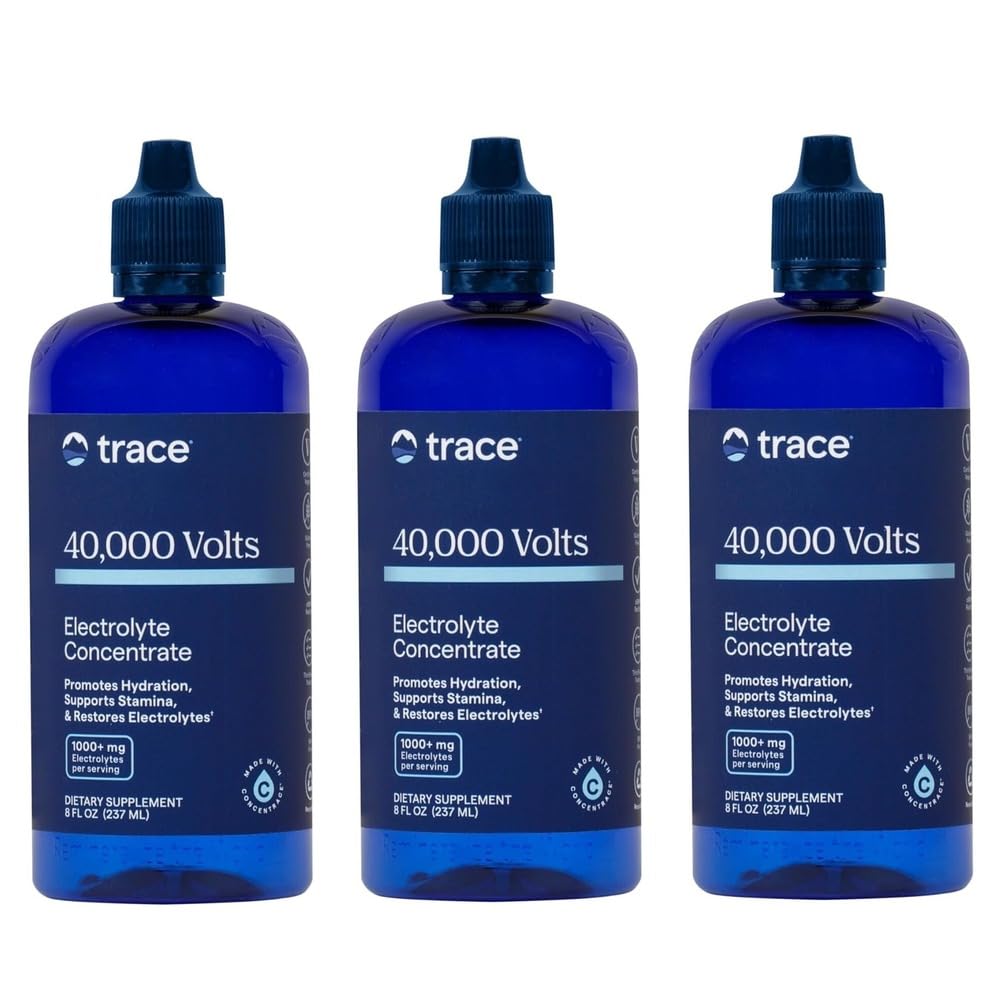 Trace Minerals 40,000 Volts Electrolyte Concentrate, 48 Servings