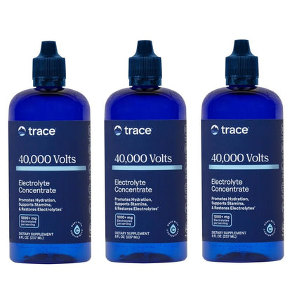 Trace Minerals 40,000 Volts Electrolyte Concentrate, 48 Servings