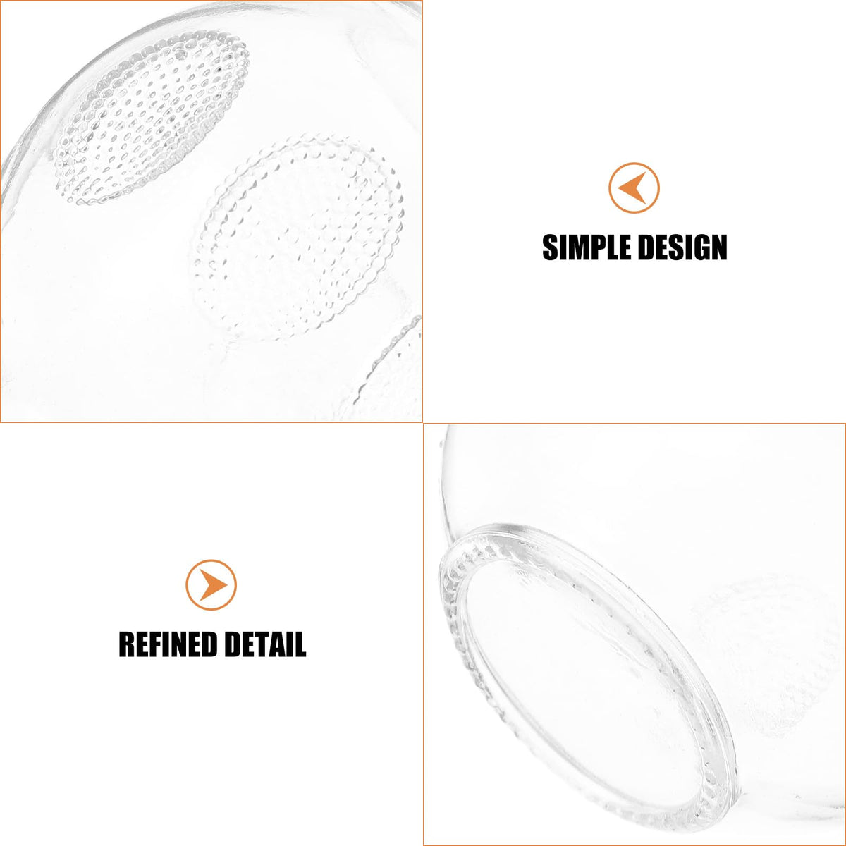 Healvian 8pcs Glass Fire Chinese Acupoint Cupping Glass Cupping Device Body Care Cupping Suction