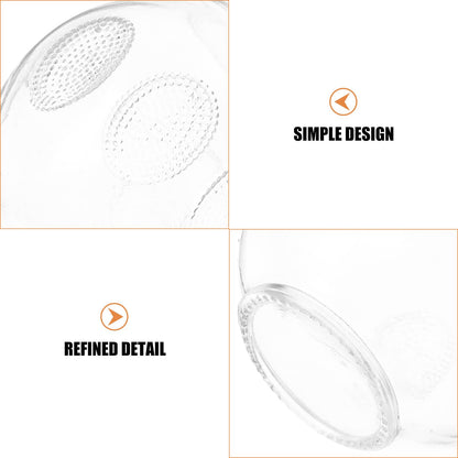 Healvian 8pcs Glass Fire Chinese Acupoint Cupping Glass Cupping Device Body Care Cupping Suction