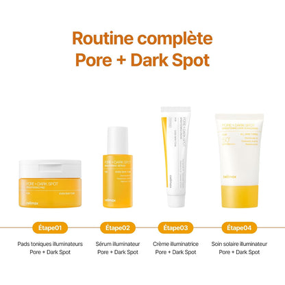 celimax Pore+Dark Spot Brightening Pad | Exfoliating Peeling Pads for Enlarged Pores, with Hyaluronic Acid, Pore Minimizer, Non-Irritating, Hydrating, For Sensitive Skin (40 pads)
