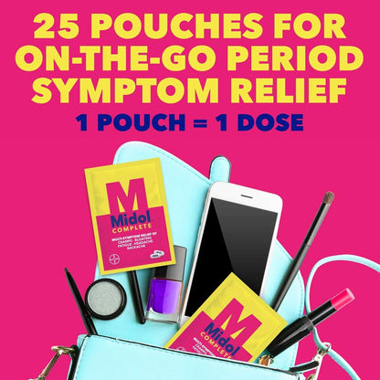 Midol Complete Caplets with Acetaminophen for Menstrual Symptom Relief - 50 Count
