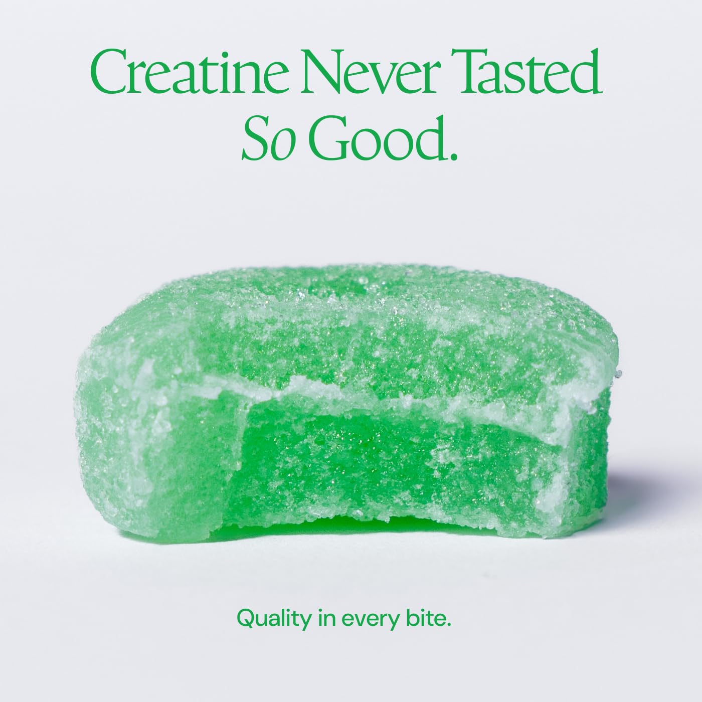 Create Creatine Monohydrate Gummies for Men & Women, Boost Focus, Strength, and Endurance, Anti-Melting Formula, Vegan, Gluten-Free, Non-GMO, 1.5g of Creatine per Gummy (Orange)