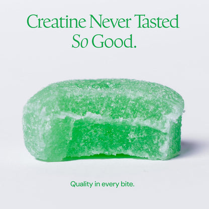 Create Creatine Monohydrate Gummies for Men & Women, Boost Focus, Strength, and Endurance, Anti-Melting Formula, Vegan, Gluten-Free, Non-GMO, 1.5g of Creatine per Gummy (Orange)
