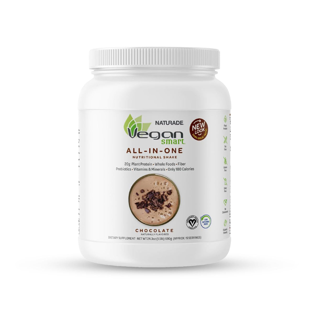 Vegansmart Naturade Plant Based Vegan Protein Powder - All-in-One Nutritional Shake 