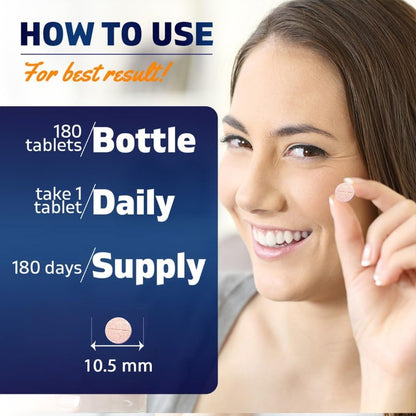 Vitamatic Folic Acid, Vitamin B12 & B6 – 180 Fast Dissolve Tablets Heart Health, Energy Production & Red Blood Cell Support