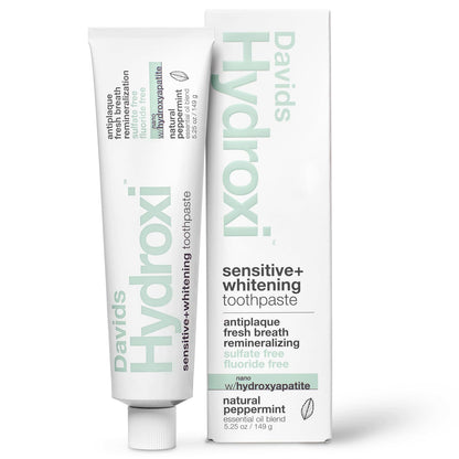 Davids Nano Hydroxyapatite Toothpaste Sensitive + Whitening Peppermint 4oz