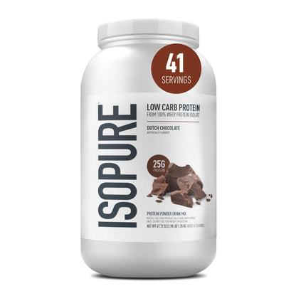 Isopure Zero Carb 100% Pure Whey Isolate Protein Powder, Gluten Free, With Vitamins, Cookies & Cream, 25g Protein Per Serving, 1 Lb, 15 Servings (Packaging May Vary)