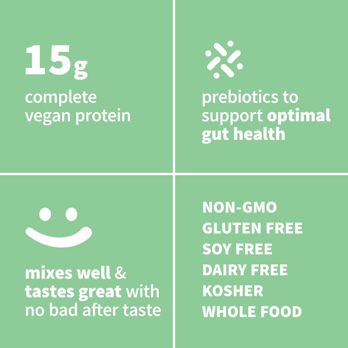 Sprout Living Epic Protein, Plant Based Protein & Superfoods Powder, Vanilla Lucuma Powder | 20 Grams Organic Protein Powder, Vegan, Non Dairy, Non-GMO, Gluten Free, Low Sugar (1 Pound, 12 Servings)