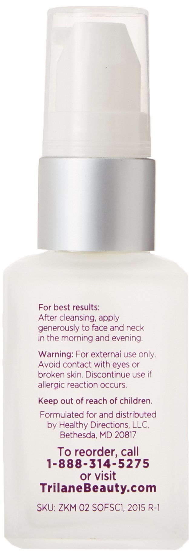 Trilane Squalane Anti-Aging Moisturizer and Beauty Oil Nourishes and Reduces Dry, Rough, Flaky Skin (Lavender Scented)