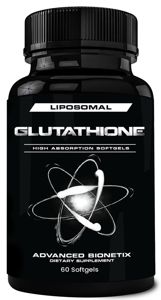 Advanced Bionetix 850mg Liposomal Glutathione Supplement | 120 Total Liposomal Softgels | Antioxidant Supplement w/Gluta-IV™, 100X Absorption Over Powder Glutathione