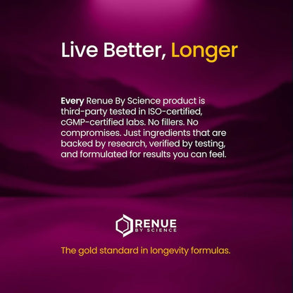 Renue By Science Melatonin | Liposomal Melatonina Supplement | 90 High Strength Melatonin Capsules - 1mg Melatonin per Serving | Sleep Aid Melatonin | Non-GMO | Made in The USA & Third-Party Tested
