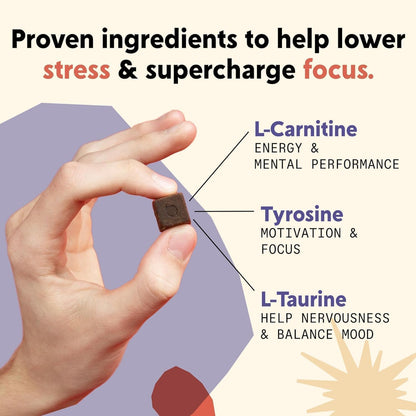 PYM Attention Chews, Mixed Berry (20 Count) | Energy and Focus Support
