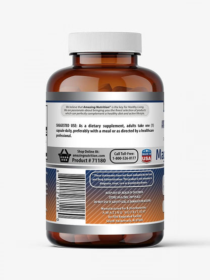 Amazing Formulas Magnesium Oxide Supplement | 500 Mg per Serving | 90 Capsules | Non-GMO | Gluten-Free | Made in USA