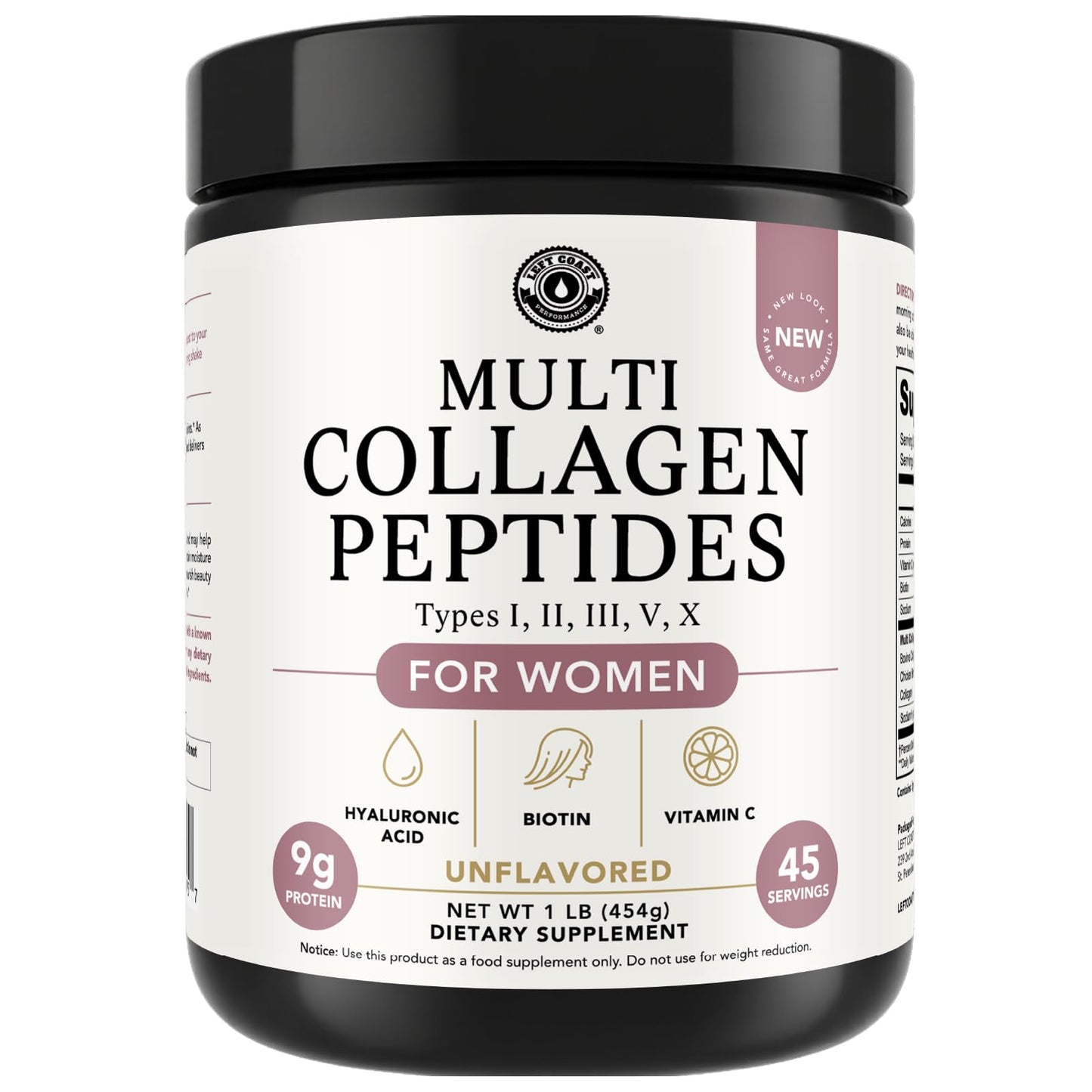 Advanced Collagen Complex Powder – VERISOL®, FORTIBONE®, & FORTIGEL® for Hair, Skin, Bone & Joint Support – Clinically Studied Ingredients – Grass-Fed Hydrolyzed Collagen Peptides – 30 Servings