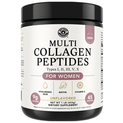 Advanced Collagen Complex Powder – VERISOL®, FORTIBONE®, & FORTIGEL® for Hair, Skin, Bone & Joint Support – Clinically Studied Ingredients – Grass-Fed Hydrolyzed Collagen Peptides – 30 Servings