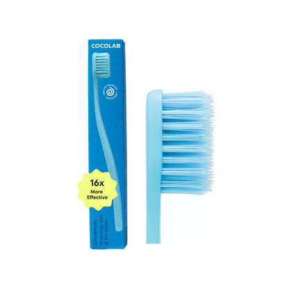 Cocobrush Ultra Soft Manual Toothbrush by COCOLAB, Cherry Blossom
