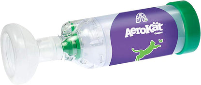 Aerokat The Original Feline Aerosol Chamber Inhaler Spacer for Cats and Kittens with Exclusive Flow-Vu Indicator