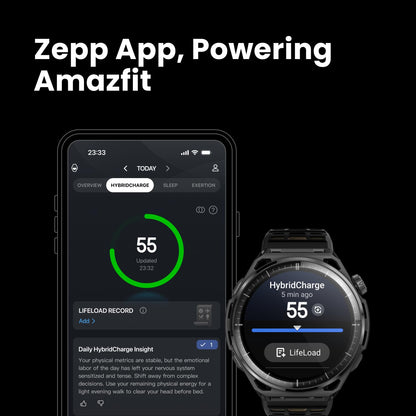 Amazfit Balance 3 Smart Watch, 1.5" AMOLED Sapphire Glass, iOS/Android