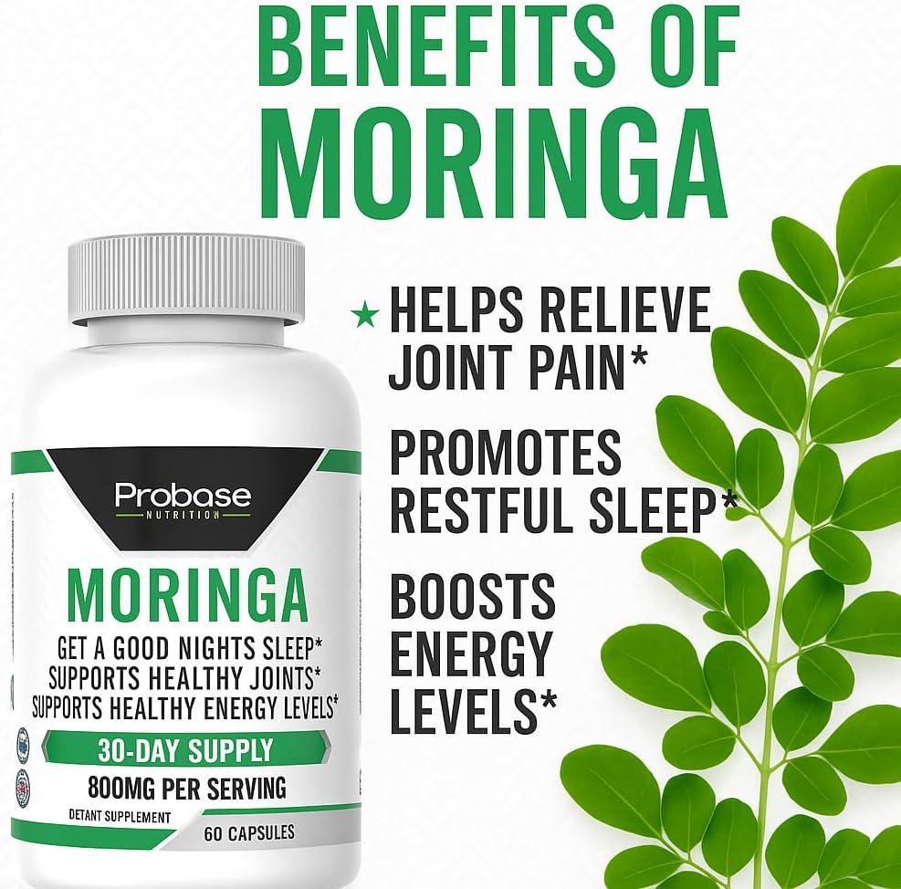 Probase Nutrition Moringa Oleifera 60 Capsules 30-Day Supply
