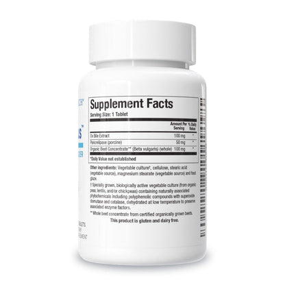 Biotics Research Beta-Plus™ Nutritional Ox Bile Salts Digestive Enzymes Supplement for Bile Production for No Gallbladder-Supports Overall Liver Function, Aids Fat Digestion, Supplies Betaine 90 Tabs