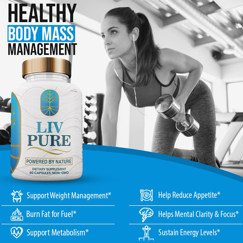 Liv Pure, Liv Pure Powered by Nature, Natural Liver Support Cleanse Recovery Liv Pure Pills