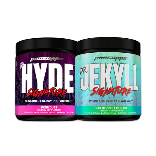 ProSupps Mr Hyde Signature 30-Serve Pixie Dust and Dr. Jekyll Signature Blueberry Lemonade