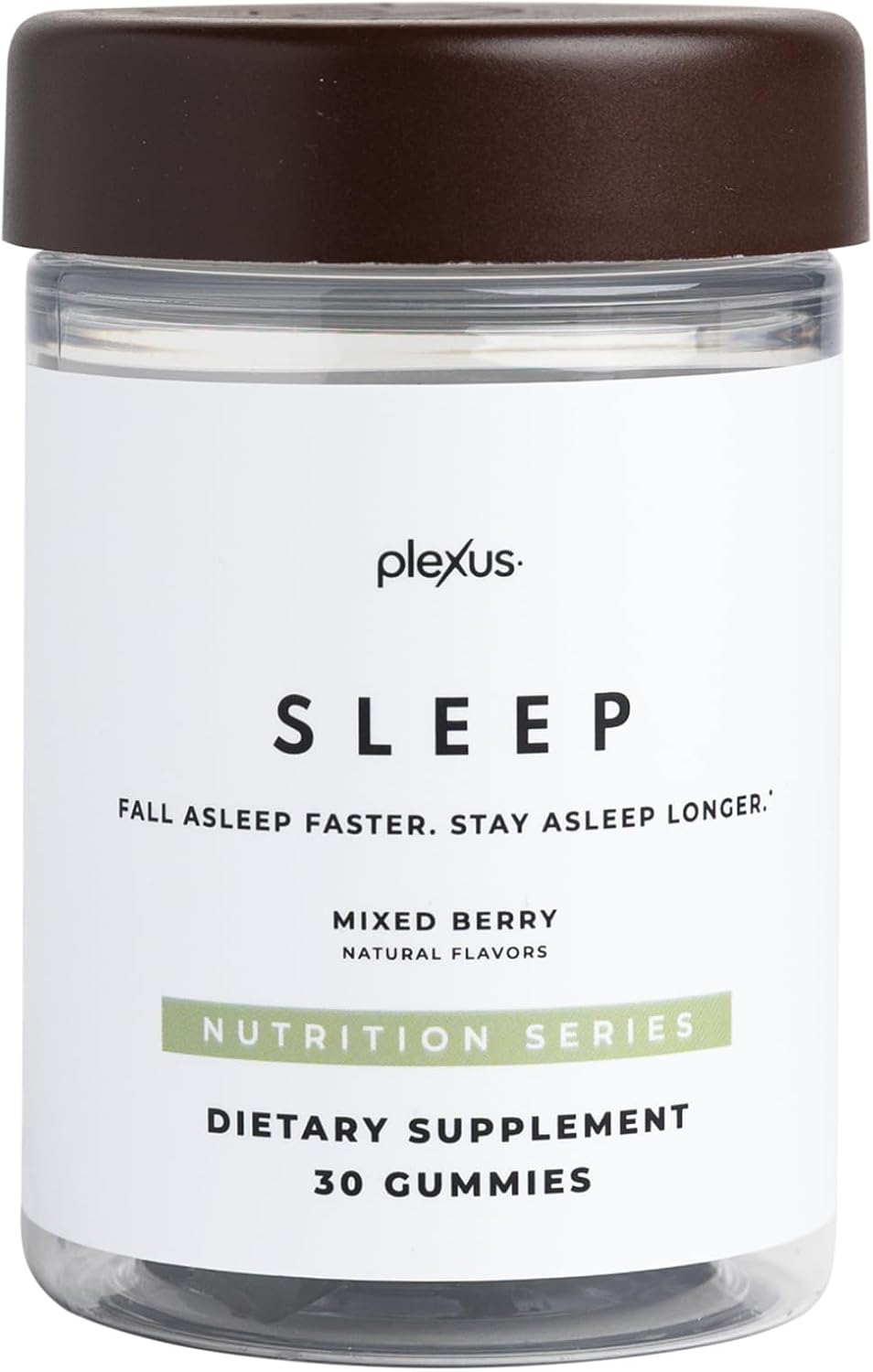 Plexus Sleep® | 5mg melatonin sleep gummies with ashwagandha, GABA & prebiotic FOS fiber — sugar-free, mixed berry