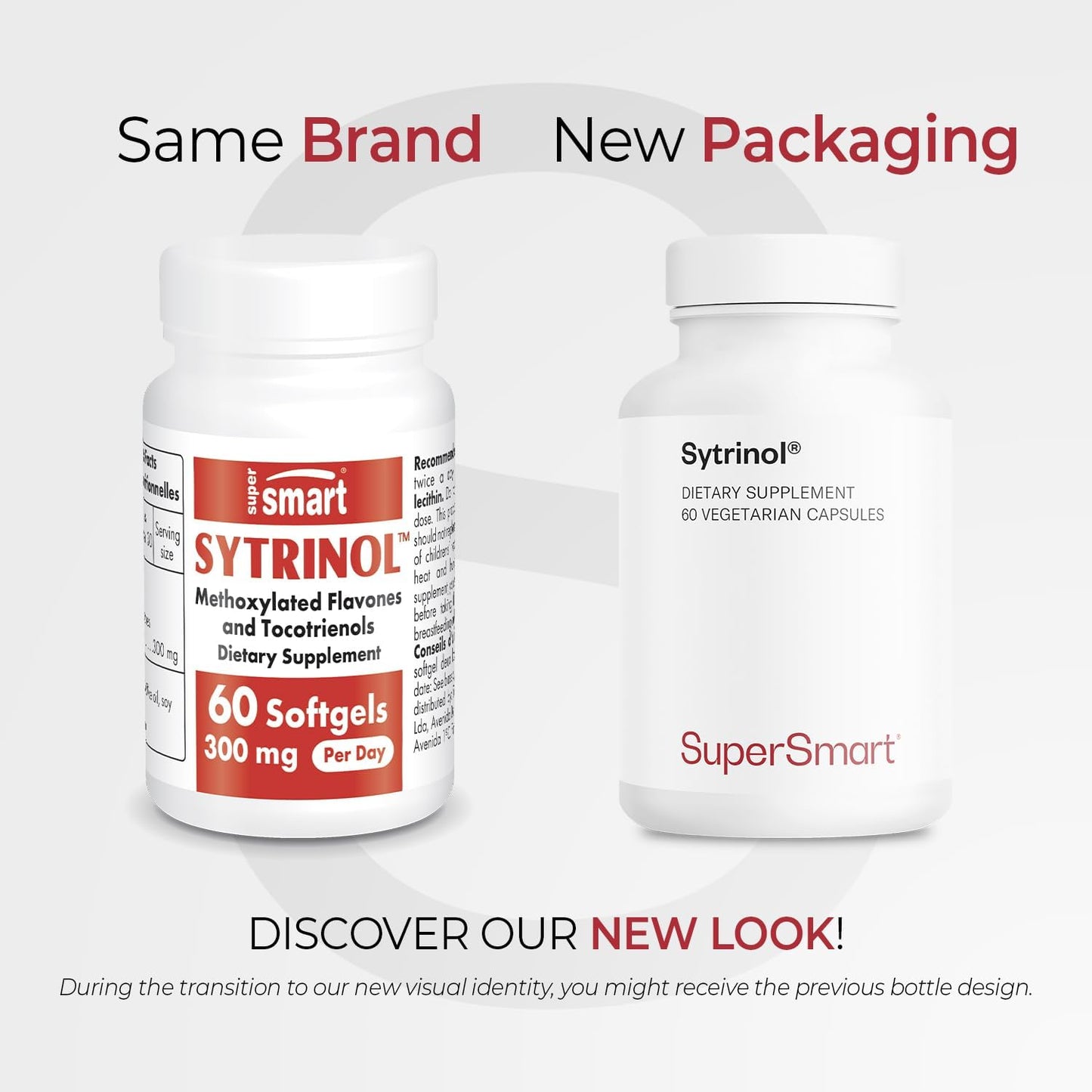 Supersmart - Sytrinol Supplement 300mg per Day (High Absorption) - Citrus Bioflavonoids & Tocotrienols Complex - Palm Fruit Extract | Gluten Free - 60 Softgels