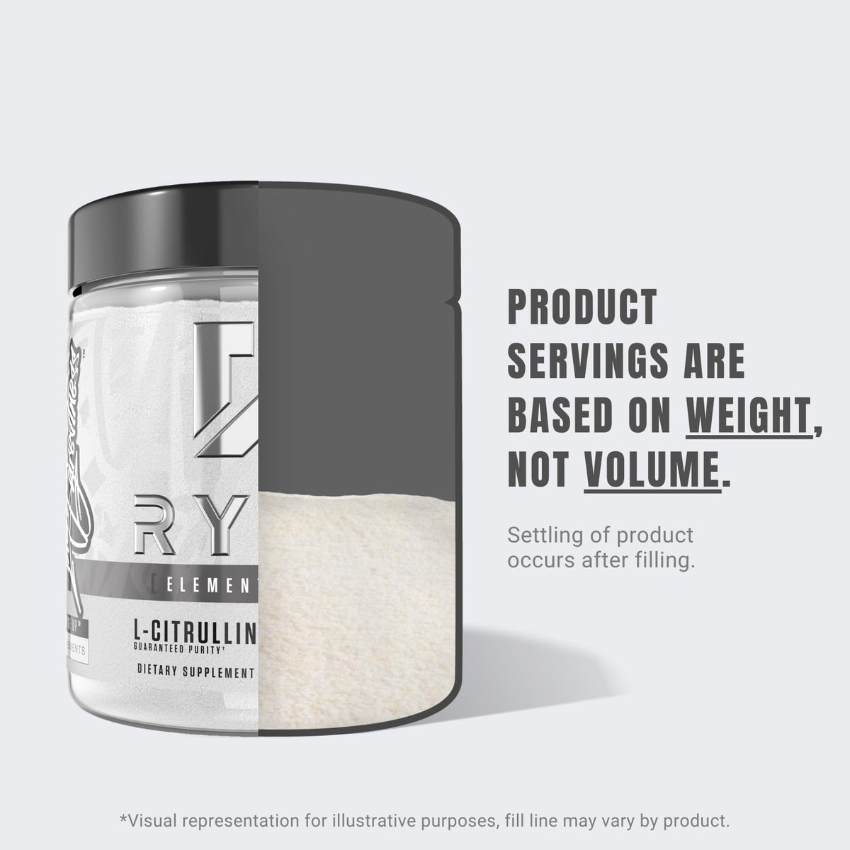 RYSE Up Supplements Element Series L-Citrulline Powder | Boost Nitric Oxide & Increase