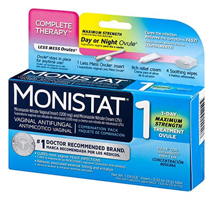 Monistat Combination Pack with 1-Ovule Insert with Applicator and External Cream