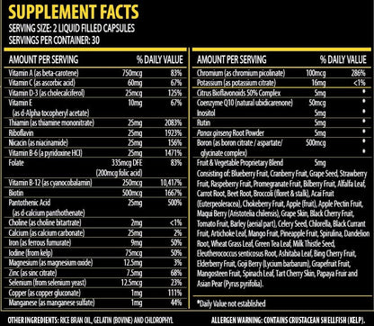 Actif Intestine Mega Support with 30+ Advanced Factors, Deep Cleanse and Repair