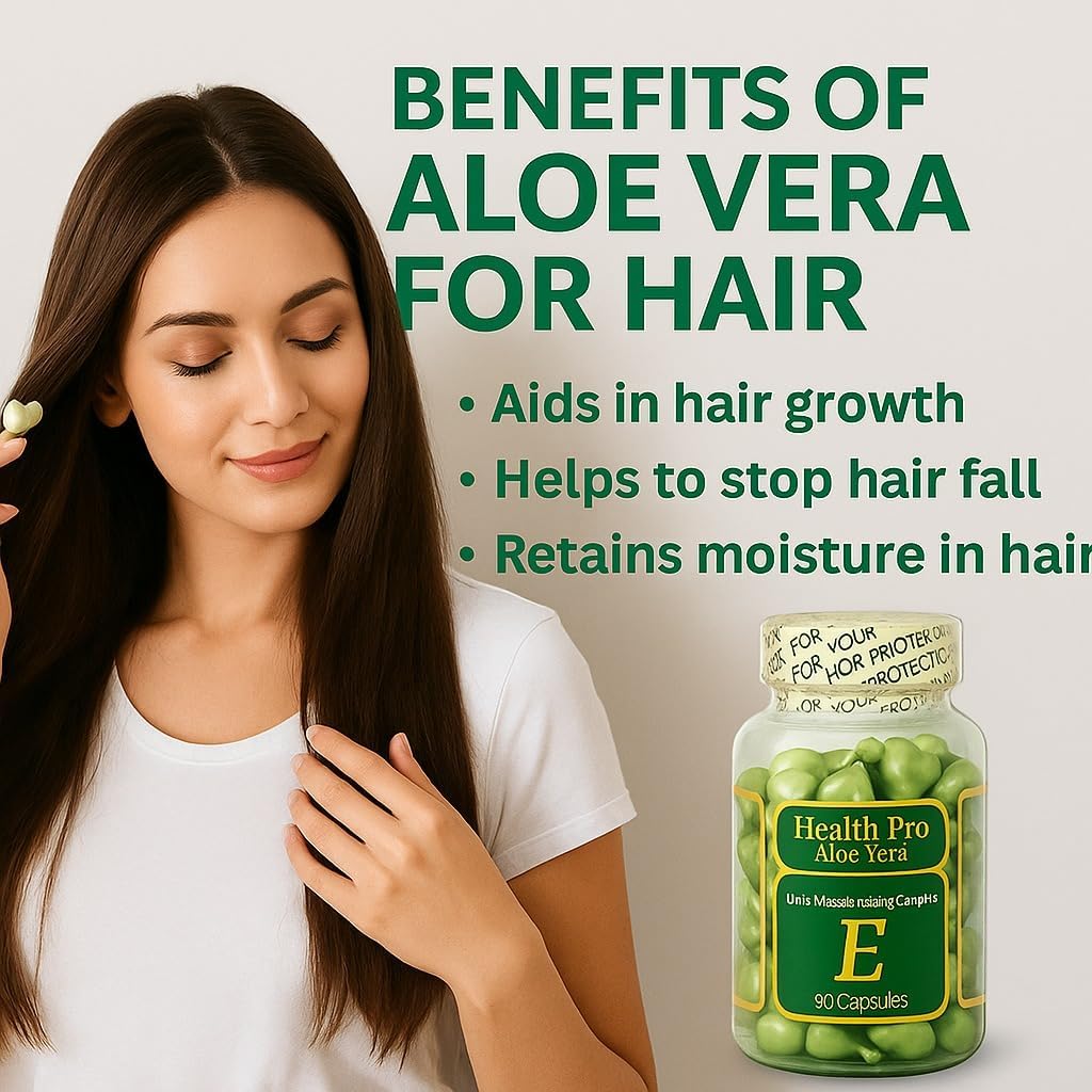 Vitamin E Aloe Vera Topical Skin Oil Capsules, 90 Soft Caps