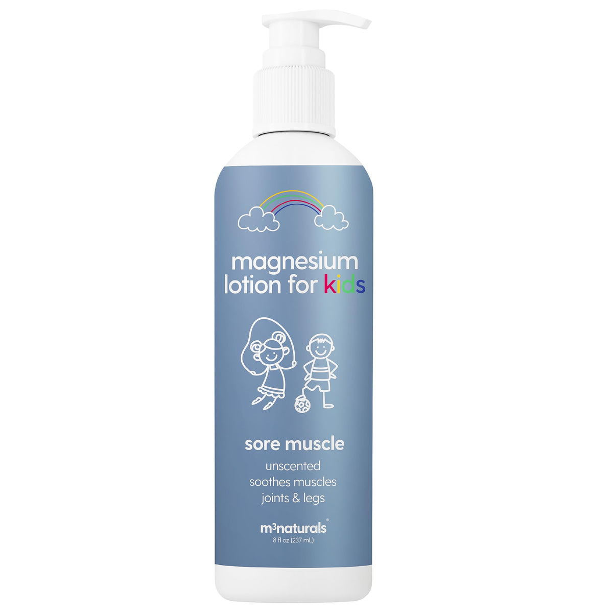 Calming Magnesium Lotion for Kids - High Absorption Formula (8 Fl Oz)