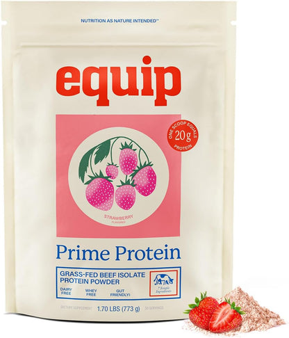 Equip Foods Prime Protein Powder Strawberry & Prime Protein Powder Vanilla
