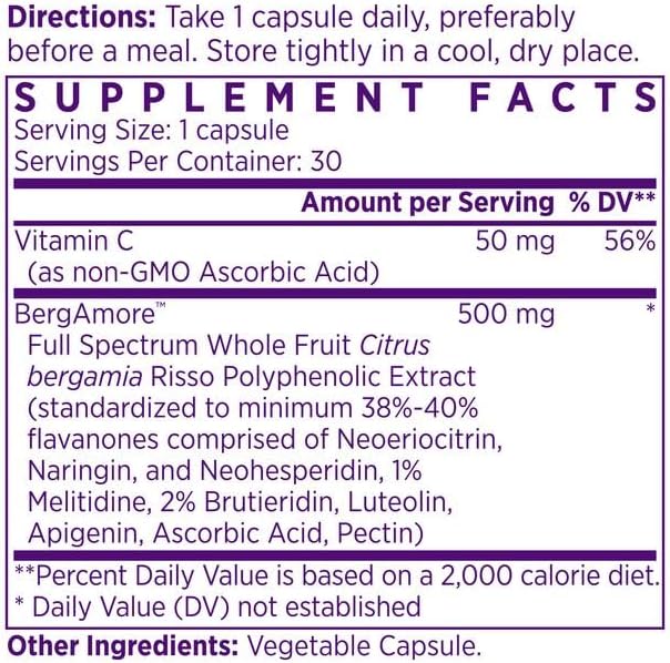 NAOMI Bergamot 500mg Astaxanthin and CoQ10