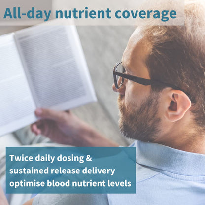 Men's Multivitamin, Methylated B-Vitamins, Clean Label & Vegan, High Strength Formula