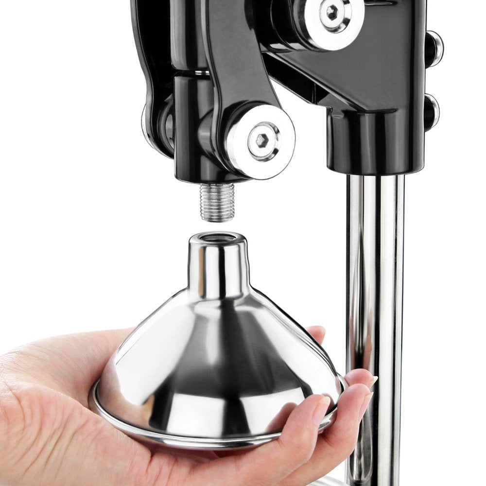 New Star Foodservice 46878 Commercial Citrus Juicer, Enameled Black