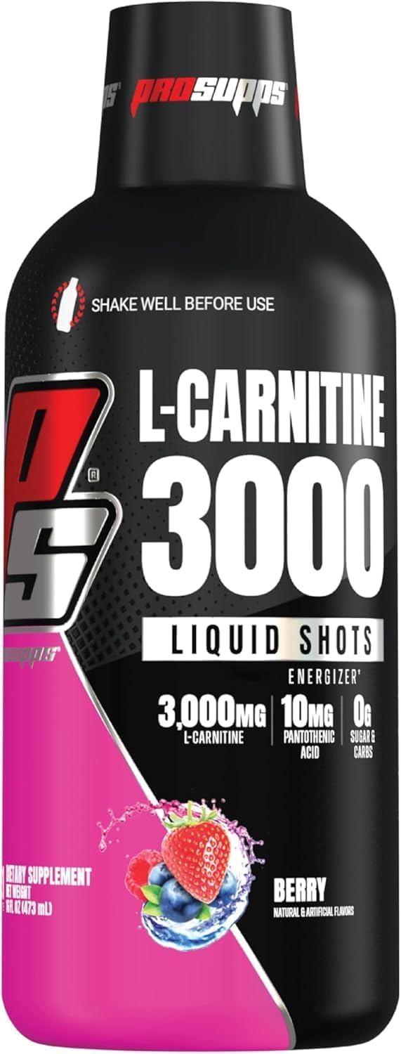 ProSupps L-Carnitine 3000 Stimulant Free Liquid Shots (31 Servings, Berry) and Mr. Hyde Signature Series Pre-Workout Energy Powdered Drink (30 Servings, Watermelon) Bundle