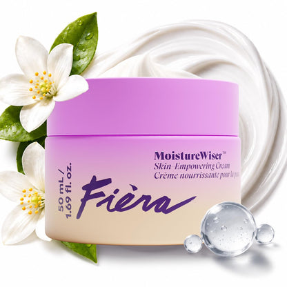 FIÈRA MoistureWiser – Anti-Aging Face Moisturizer for Mature Skin – Hydrating Face Cream with Peptides to Firm & Smooth – Facial Moisturizer, Face Lotion & Skin Care – Day & Night – 1.69 fl oz