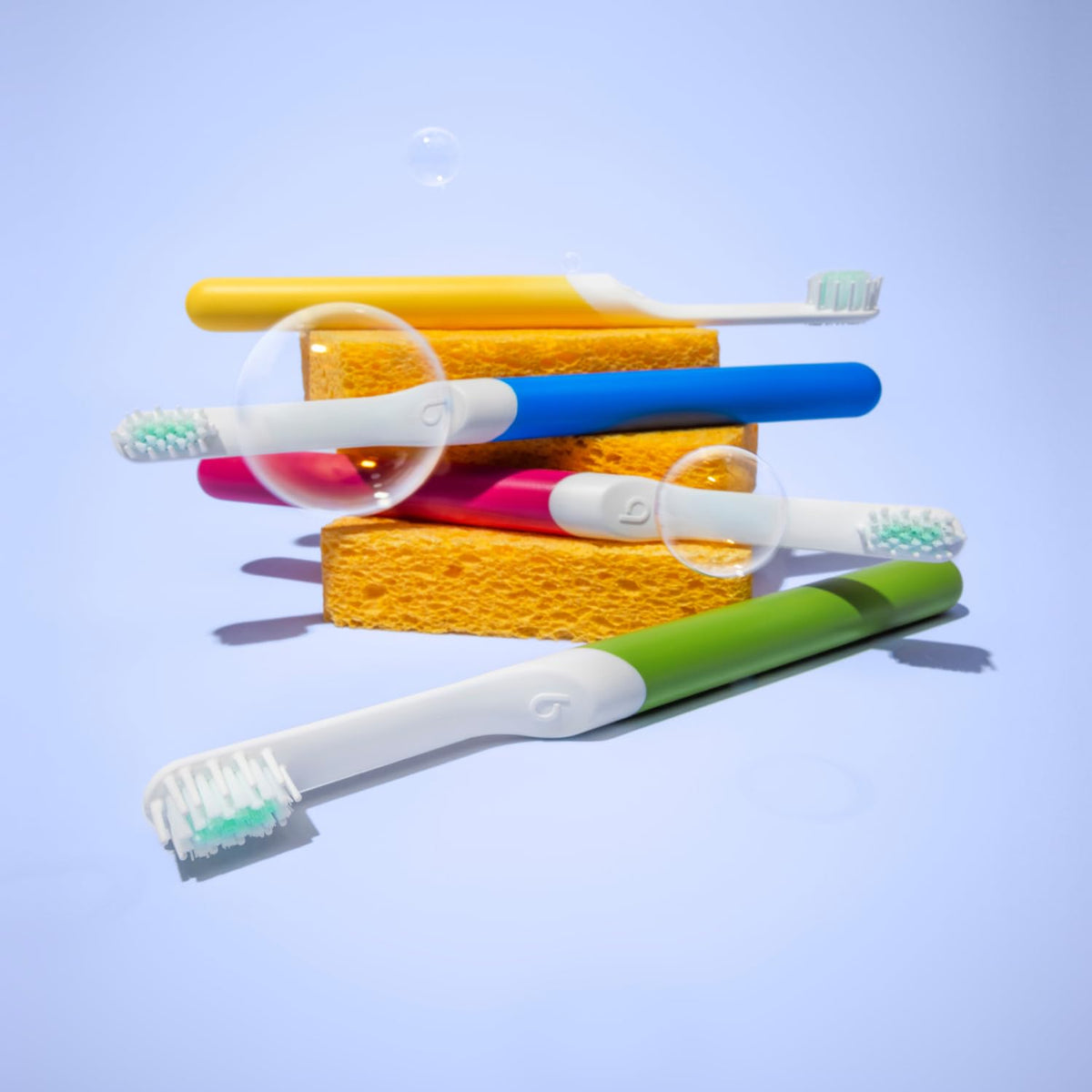 Quip Sonic Electric Toothbrush for Kids with Timer, Glow in the Dark Green