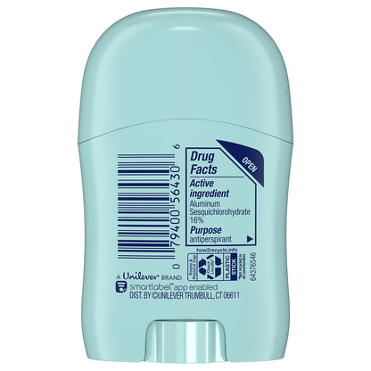 Degree Advanced Travel Deodorant Bulk Variety 24-Pack, 0.5 Oz Ea | 72H Body Heat Activated Mini Antiperspirant Deodorant Bundle | 12 Cool Rush for Men + 12 Shower Clean for Women