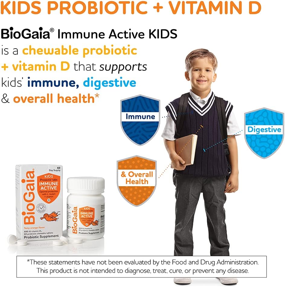 BioGaia Protectis Baby Probiotic Drops + Protectis Immune Active Kids Probiotic Bundle