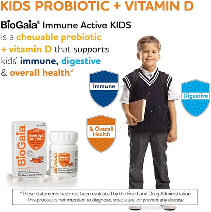 BioGaia Protectis Baby Probiotic Drops + Protectis Immune Active Kids Probiotic Bundle
