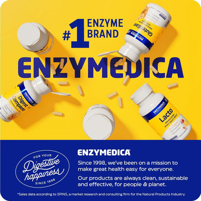 Enzymedica Acid Soothe Supplement for Women & Men - 30 Capsules