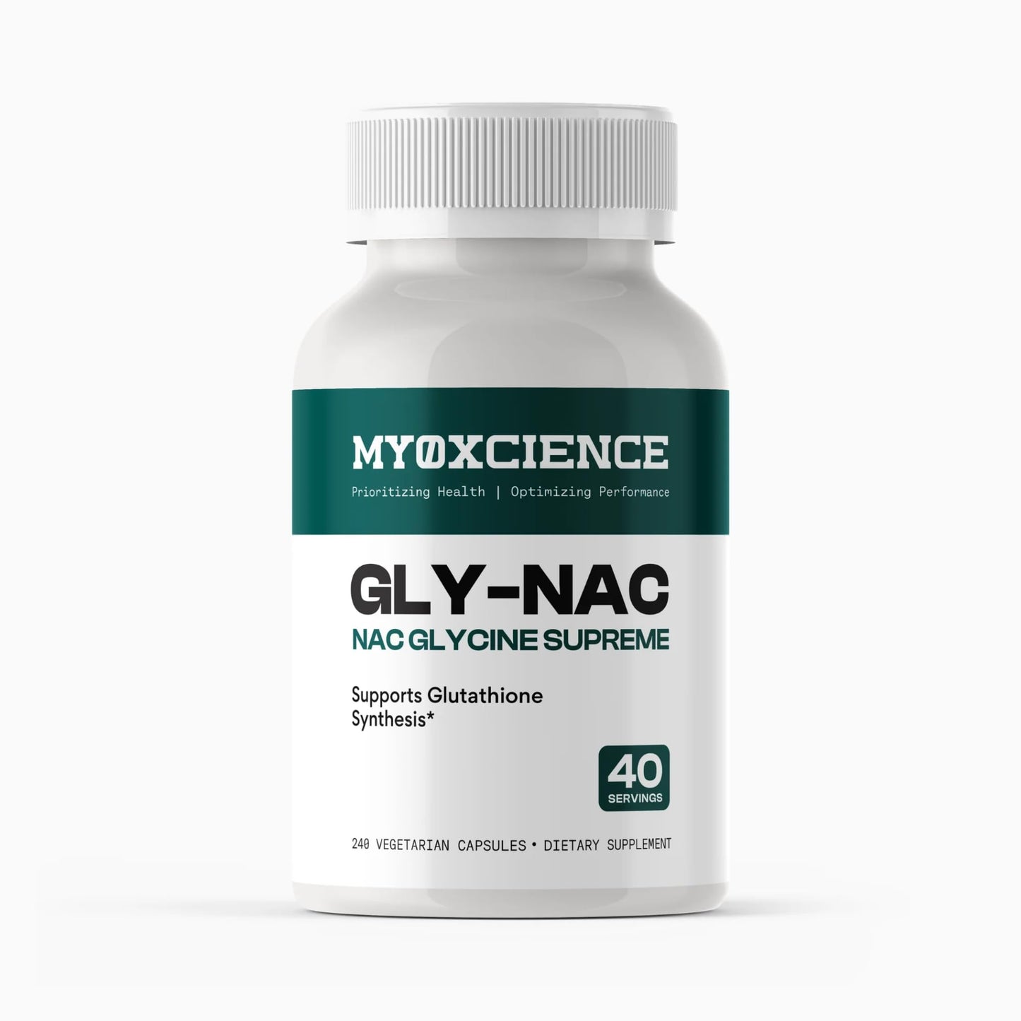 MYOXCIENCE NAC Glycine Supreme | N-Acetyl-L-Cysteine, Glycine, and Taurine Combination (Natural Peach and Pineapple Flavor) (30 Servings)